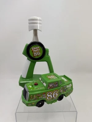 GEOTRAX Car & REMOTE Disney Pixar Cars Green Chick Hicks 86 htb Tested/Works - Image 1 of 4