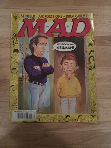 Dec 1997 MAD Magazine #364 Seinfeld and Newman, Yellow Border, Air Force One - Picture 1 of 6