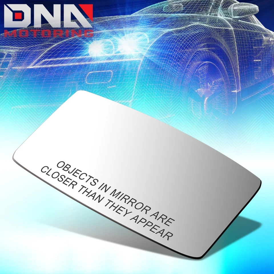 Lente de vidrio espejo retrovisor convexo vista lateral pasajero derecho Ford EXP Escort 1981-1983 Foto 1 de 1