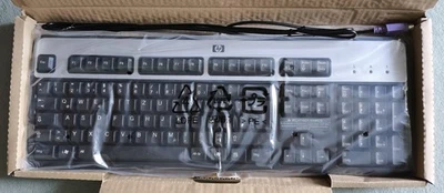 HP Tastatur PS/2 deutsch, schwarz/silber - Bild 1 von 4