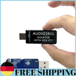 AUDIO2RIG Connecteur Radio Adaptateur Carte Son pour KENWOOD ICOM YAESU Adaptateur - Photo 1/12