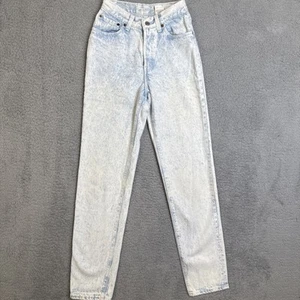 Levis Vintage Mom Jeans Damen Größe 3 Button Fly Tapered Stone Wash Made USA 90s - Bild 1 von 20