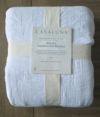 Casaluna King Size Rayon Bamboo Blissfull Doublecloth Reversible Blanket - Image 1 of 4