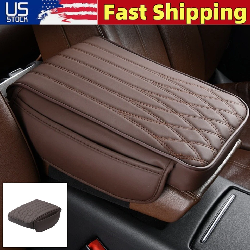 Cojín reposabrazos coche consola central automotriz caja cubierta protector codo almohada Foto 1 de 4