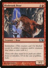 FOIL Bladetusk Boar | MtG Magic Magic 2013 (M13) | English | Near Mint