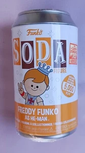 Funko Soda Freddy Funko As He-Man 2023 SDCC Camp Fundays Sealed - Picture 1 of 5