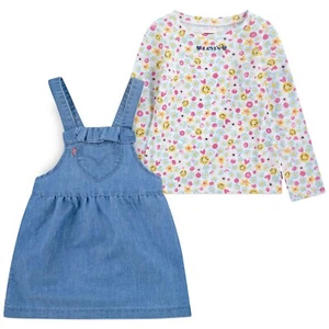 Juego de camiseta y falda de manga larga para niñas Levi's - tamaños: 2T, 3T y 4T - Imagen 1 de 6
