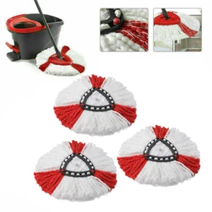 3 Stk Wischbezug Clean Moppkopf Ersatzkopf für Vileda Turbo Wischmop Easy Wring - Bild 1 von 6
