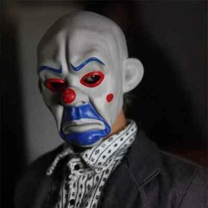 Batman Joker Clown Bank Robber Masks The Dark Knight 1:1 Scale Resin Mask Hot - Picture 1 of 9