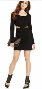MARCIANO LANGARM SCHAUFEL AUSSCHNITT KLEID GRÖSSE XS - Bild 1 von 4
