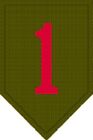 Adressetiketten - 1. Infanterie - große rote