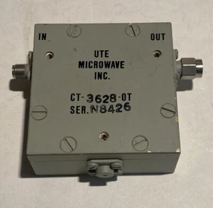 RF UTE Microwave CT-3628-OT SMA Coaxial Isolator - Picture 1 of 3
