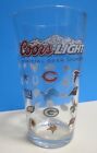 COORS LIGHT ~ Official Beer Sponsor ~ NFL All 32 TEAM LOGOS ~ PINT BEER GLASS
