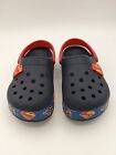 Crocs Superman Super Heroes Boy's Child Size 13 Shoes /Sandals/Slip On- Blue