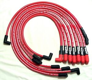 Corvette 84-91 10mm High Performance Red Spark Plug Ignition Wire Set 48486R