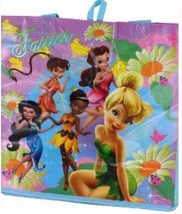 Tinkerbell and Disney Fairies Tote Bag Light Blue  - Picture 1 of 2