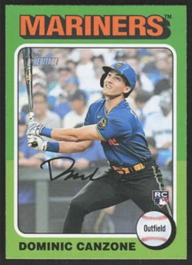 2024 Topps Heritage #426 Dominic Canzone - Picture 1 of 2