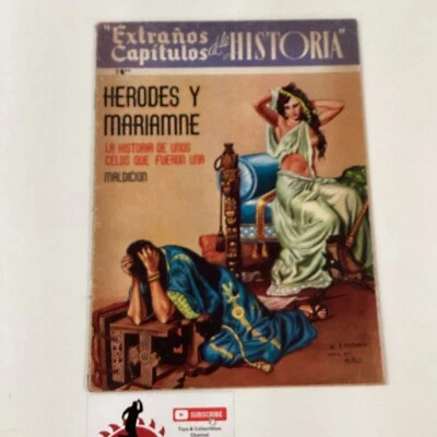 1967 SPANISH COMICS EXTRANOS CAPITULOS DE LA HISTORIA #18 HERODES MARIAM  MEXICO - Image 1 of 4