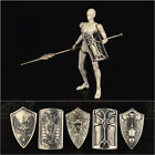 1/12 Tactical Spear Lance Halberd Shield Warrior Weapon F 6'' Action Figure Body
