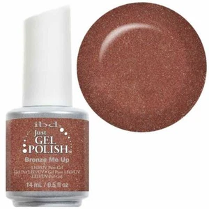 GENUINE IBD Just Gel Soak Off UV LED Gel Nail *BRONZE ME UP* 14ml - Picture 1 of 2