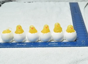 5 Lot Vtg Candle Egg Chick Spring Easter Holiday Duck Wax - Picture 1 of 5