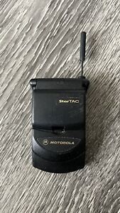 Vintage Motorola StarTac Flip Cell Phone Black - Untested