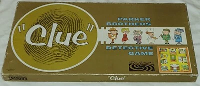 Vintage 1963 Original CLUE Detective Board Game Parker Brothers  - Image 1 of 3
