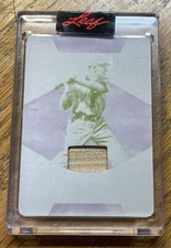 2022 Panini National Treasures Frank Chance Purple Printing Plate Bat Relic 1/1 