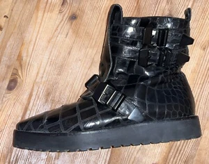 Alexander Wang Frankie Leather Creepers, Black, Women’s UK6 (EU 39) Buckle - Picture 1 of 10