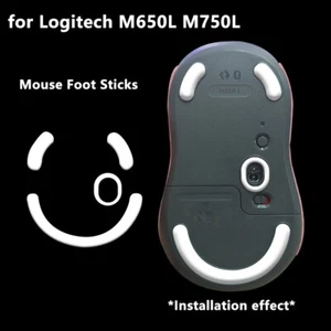 Mouse Foot Sticker Skates For M650L/M750L Wireless Bluetooth Gaming - Photo 1/12