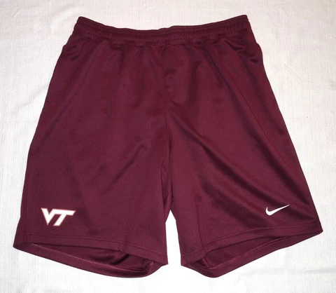 NEW WOT Nike Virginia Tech Hokies Long Athletic Shorts Mens 3XL XXXL CQ1395 Cover