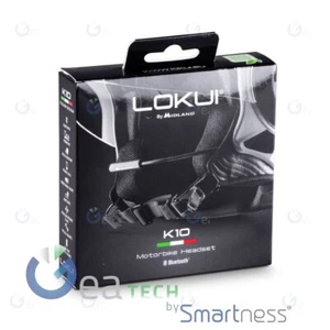 MIDLAND LOKUI K10 AURICOLARE BLUETOOTH 5.2 PER MOTO AUDIO CRISTALLINO C1624 - Zdjęcie 1 z 4