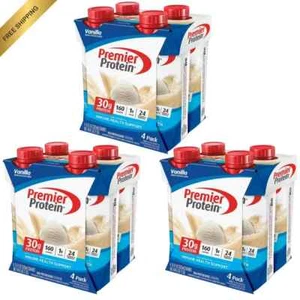 Premier Protein Shake, Vanilla, 30g Protein, 11 fl oz, 12 Ct - Picture 1 of 1
