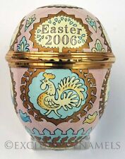 Halcyon Days Enamels Easter Egg 2006 New In Box Enamel Egg