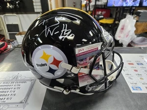Auténtico casco de velocidad autografiado tamaño completo TJ Watt Steelers auténtico - Imagen 1 de 8