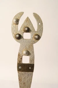Large Vintage Hairpin Aluminium Kurumba Mossi 22cm HK04 Old Hairpin Epingle - Picture 1 of 9