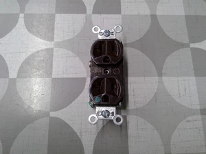 Pass & Seymour Brown Duplex Receptacle: 8300-H *FREE SHIPPING* - Picture 1 of 3