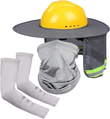 Protector De Solar Para Casco Seguridad Para El Sol Sombrero Cascos Foto 1 de 4