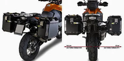 Portaalforjas laterales con leva tubular GIVI KTM 1190 Adventure/R PL7705CAM 3521-0052 Foto 1 de 4