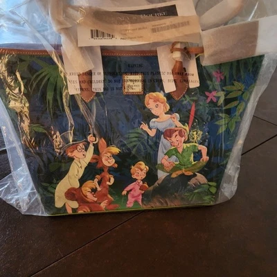 Bolso de Mano Disney Dooney & Bourke Peter Pan Grande 2022 MWT Foto 1 de 4
