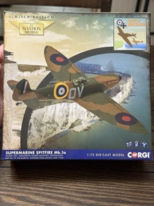 Corgi AA39214 Supermarine Spitfire MK.1a N3200 'QV' Dunkirk Evacuation 1940 Neu in OVP - Bild 1 von 11