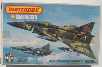 MATCHBOX PK-119 SAAB VIGGEN 1:72 Flugzeug Modellbausatz Model Aircraft Kit - Bild 1 von 4