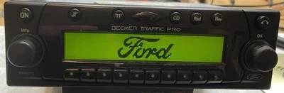 FORD BECKER Traffic Pro Autoradio Bluetooth Navi CD Escort Scorpio Cosworth TOP - Bild 1 von 4