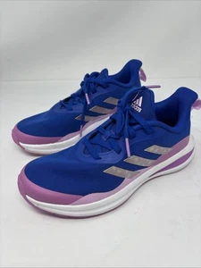 Scarpe sneakers Adidas donna Fortarun GZ4411 blu rosa running allenamento taglia 4 - Foto 1 di 7