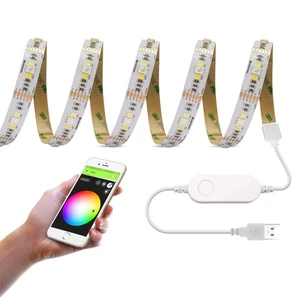 WiFi USB RGBWW LED Strip Light 9.8ft,Compatible with Alexa Google Assistant,S... - Picture 1 of 6