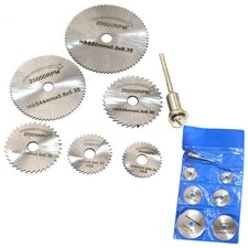 Circular Saw Disc Kit Dremel Accessory Mini Drill Rotary Tool Wood Cutting Blade