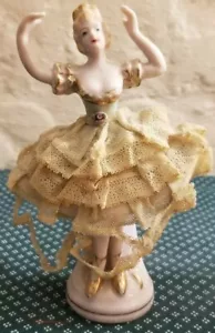 Vintage Ballett Tänzerin Bailarina Figuren rosa - Bild 1 von 8