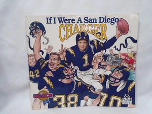 1995 "If I Were A San Diego Charger" NFL Kids A Picture Me Book Chargers Vs 49er - Picture 1 of 3