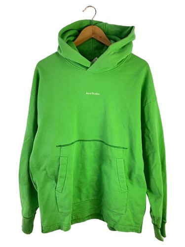 Felpa con cappuccio Acne Studios XS cotone verde FN MN SWEA000175 usata