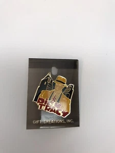 Dick Tracy Movie Dick Tracy Warren Beatty City Skyline Metal Enamel Pin 1990 NEW - Afbeelding 1 van 3